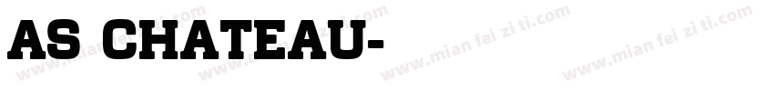 AS Chateau字体转换